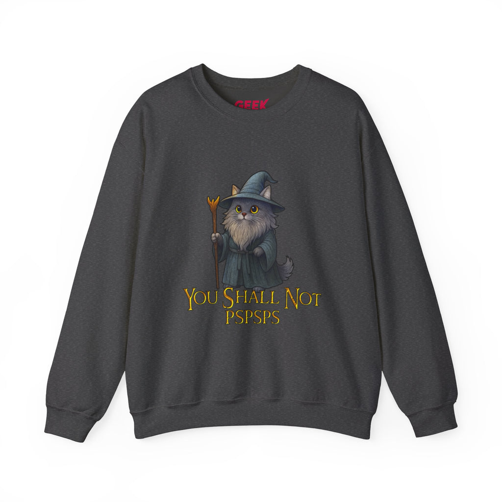 "You Shall Not Psspsps" Gandalf Cat Sweatshirt