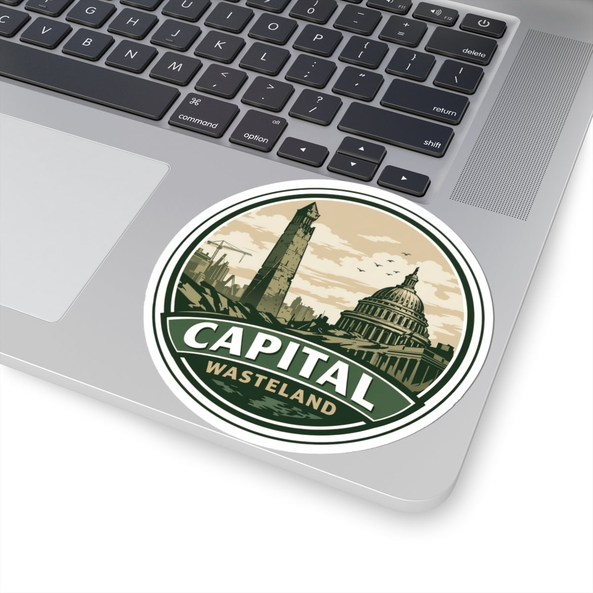 Capital Wasteland Travel Sticker