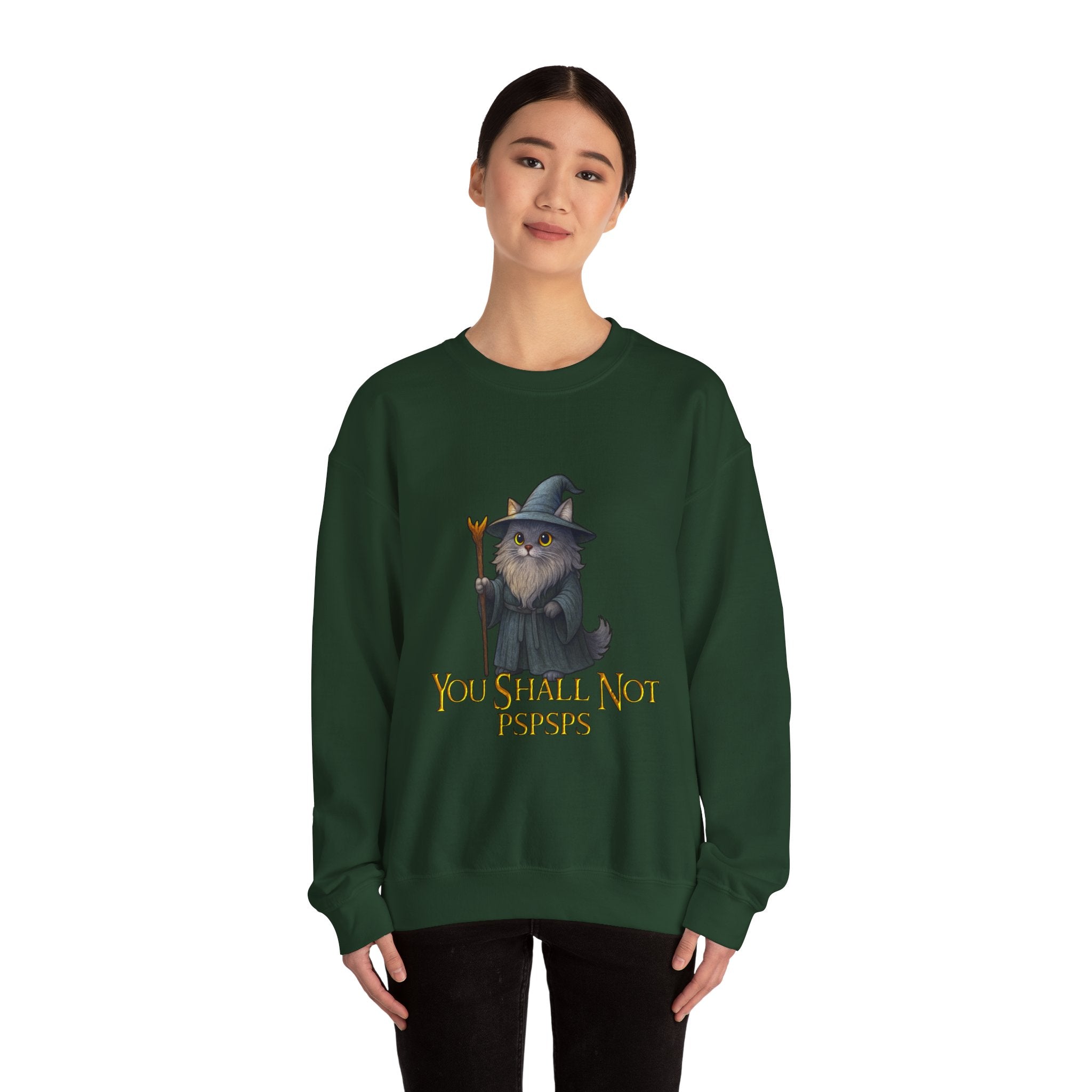 "You Shall Not Psspsps" Gandalf Cat Sweatshirt