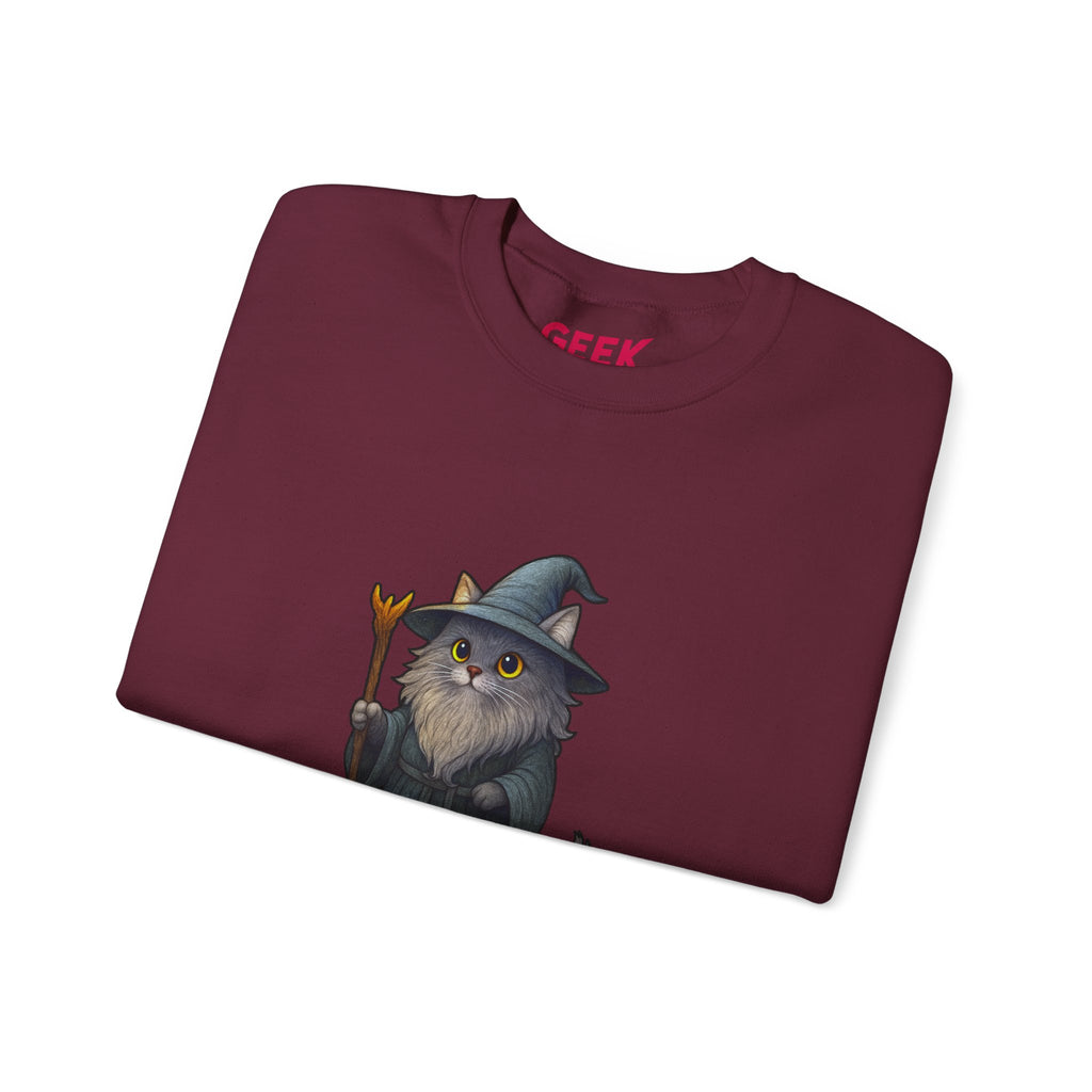 "You Shall Not Psspsps" Gandalf Cat Sweatshirt