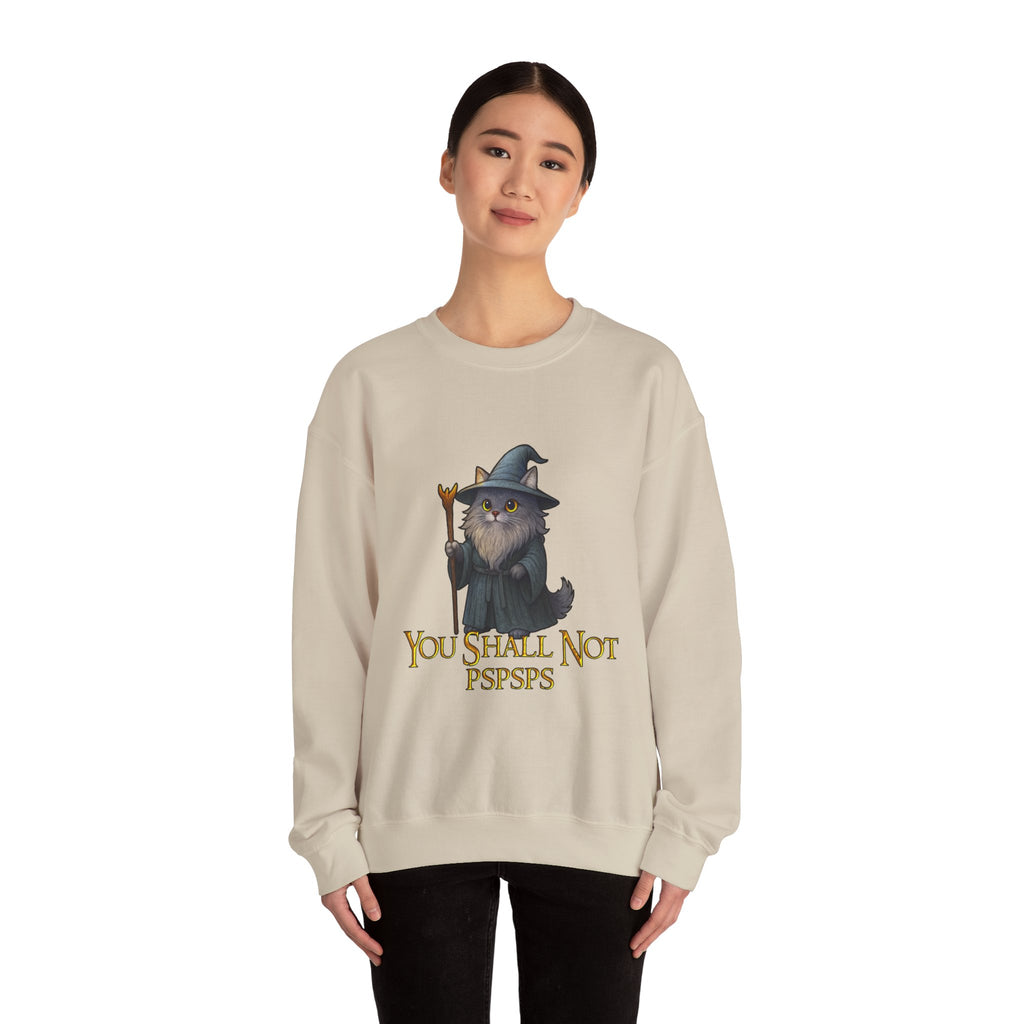 "You Shall Not Psspsps" Gandalf Cat Sweatshirt