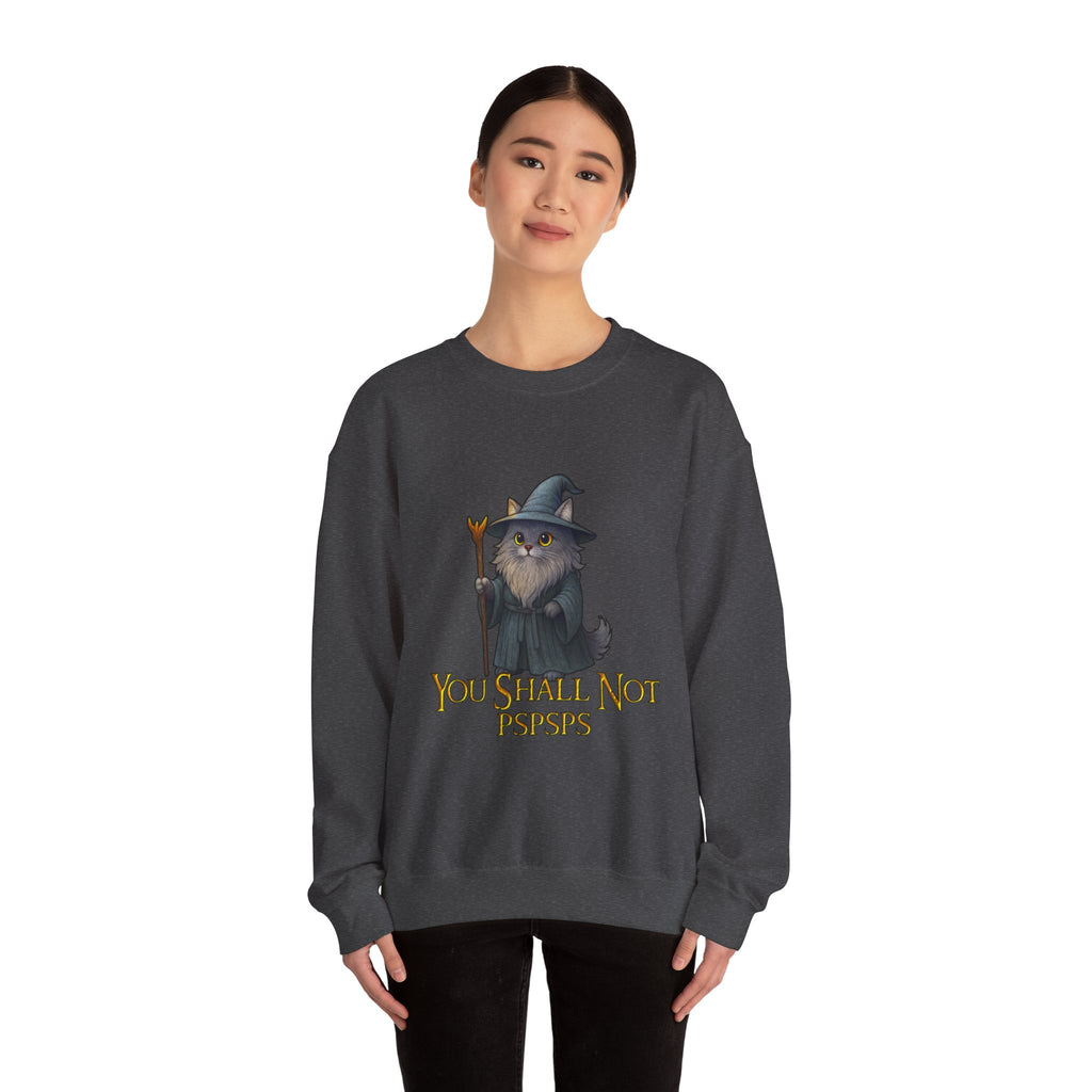 "You Shall Not Psspsps" Gandalf Cat Sweatshirt