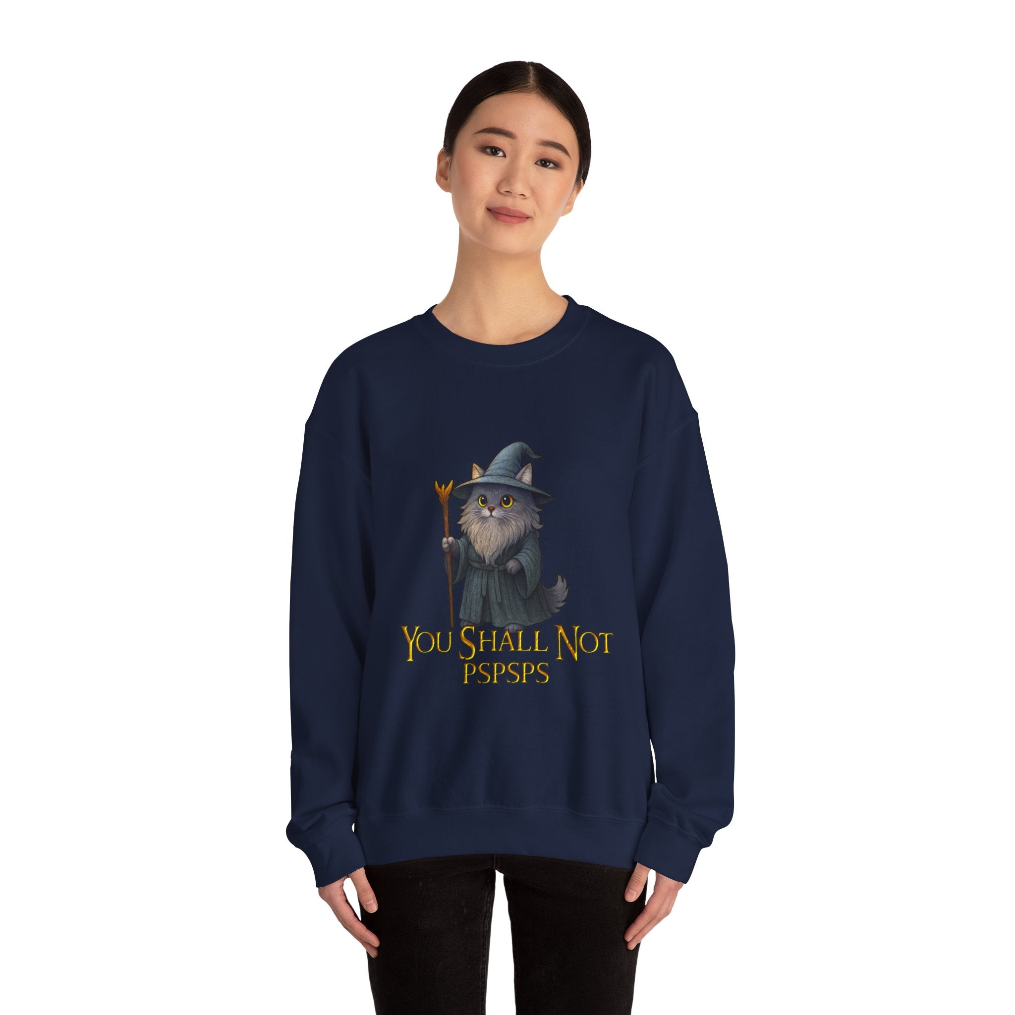 "You Shall Not Psspsps" Gandalf Cat Sweatshirt