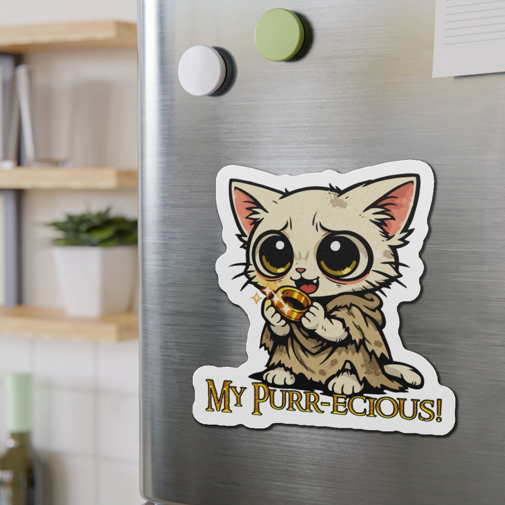 Cat Gollum "My Precious" Die-Cut Magnet