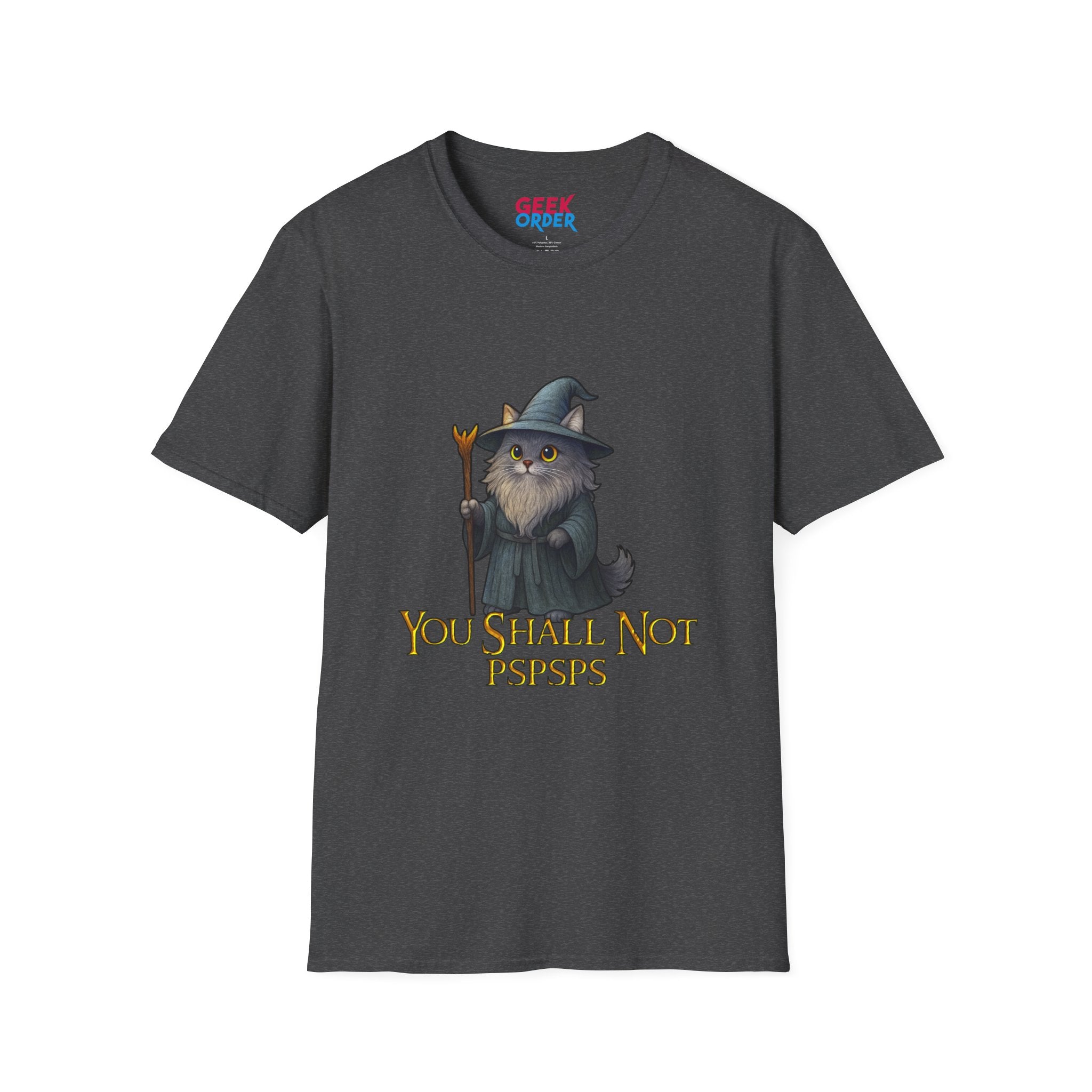 "You Shall Not Pspsps" Gandalf Cat T-Shirt