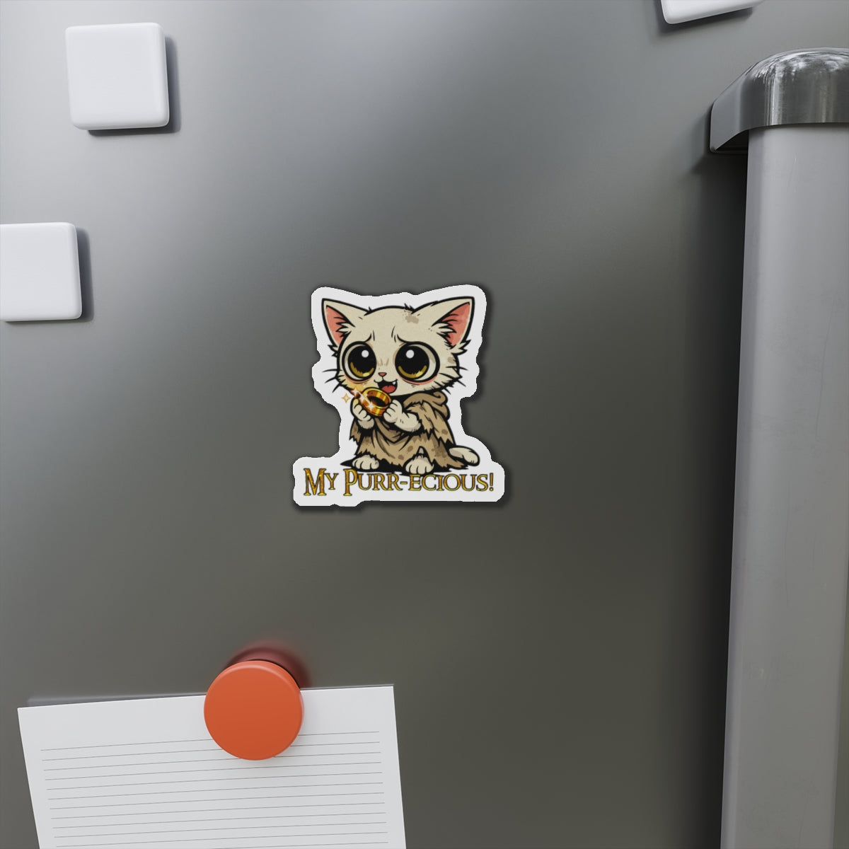 Cat Gollum "My Precious" Die-Cut Magnet
