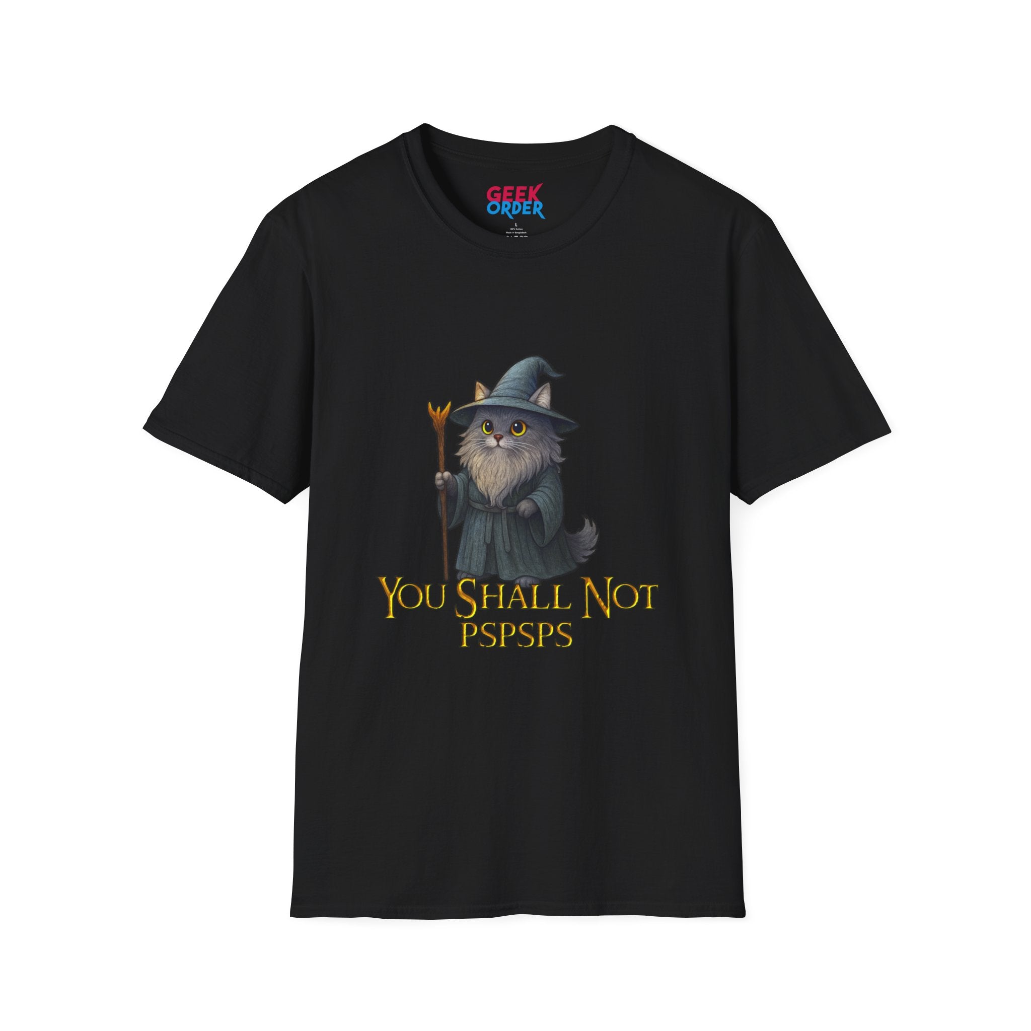 "You Shall Not Pspsps" Gandalf Cat T-Shirt