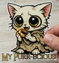 "My Purr-ecious" Gollum Cat Sticker