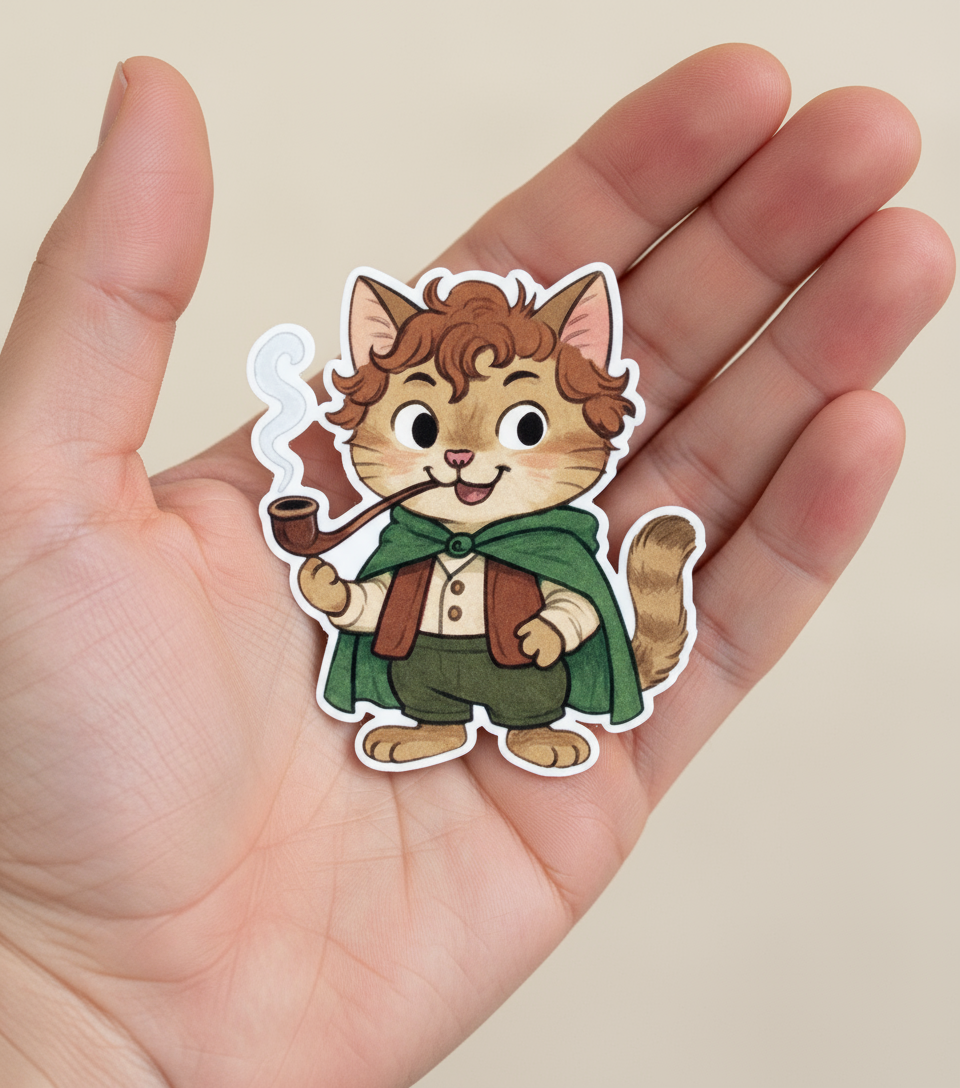 Merry Brandycat Sticker
