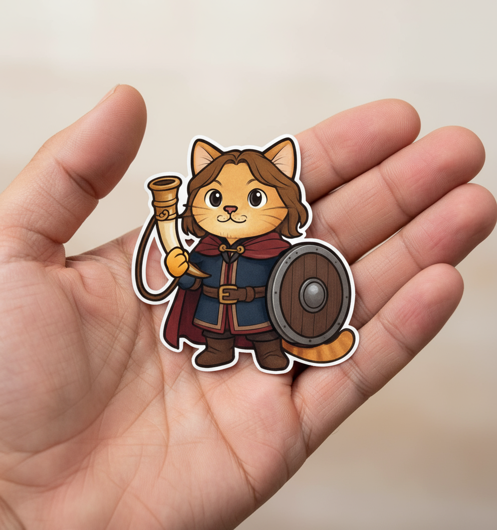 Boromir Cat Sticker