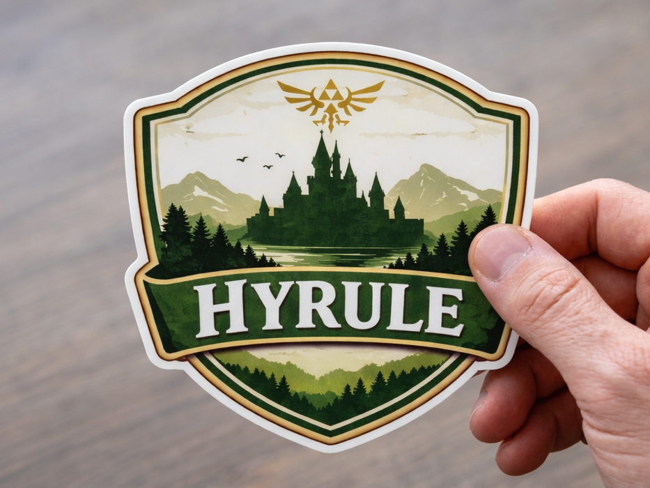 High Rule Crest Travel Sticker