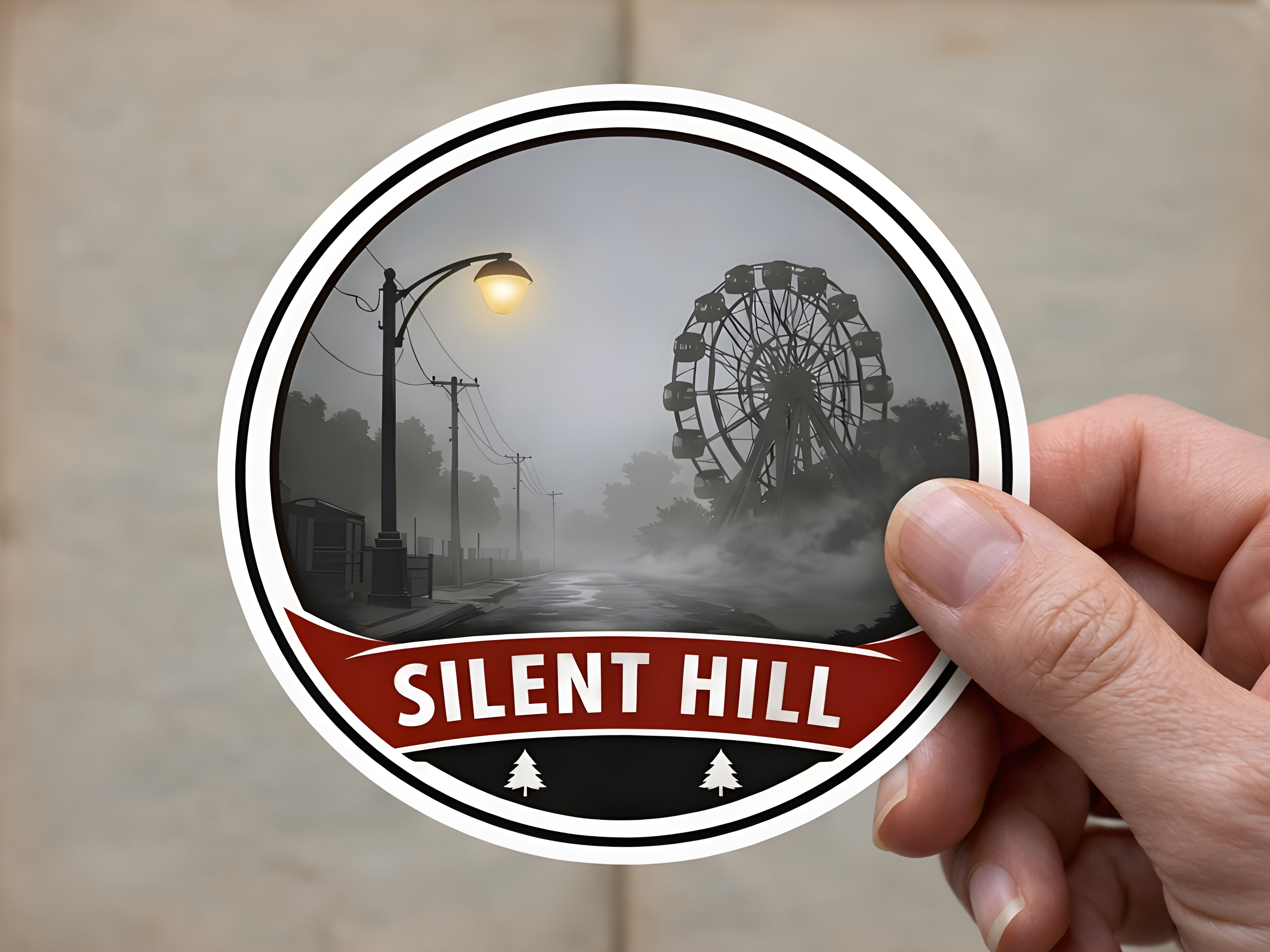 Silent Hill Travel Sticker