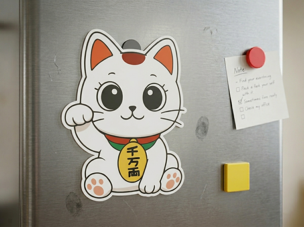 Turbo Granny Cat Magnet Dandadan Anime