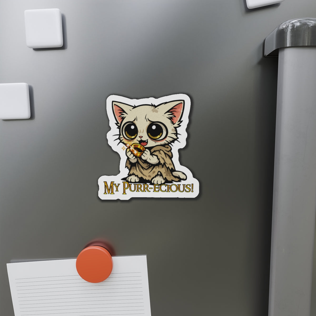 Cat Gollum "My Precious" Die-Cut Magnet