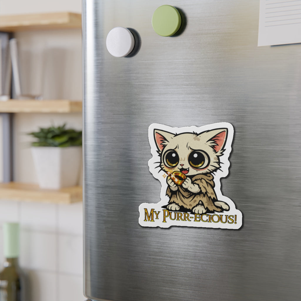Cat Gollum "My Precious" Die-Cut Magnet