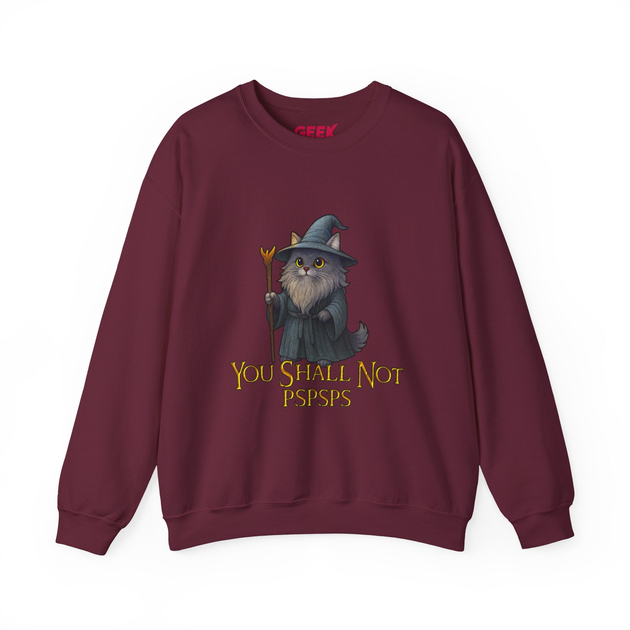 "You Shall Not Psspsps" Gandalf Cat Sweatshirt