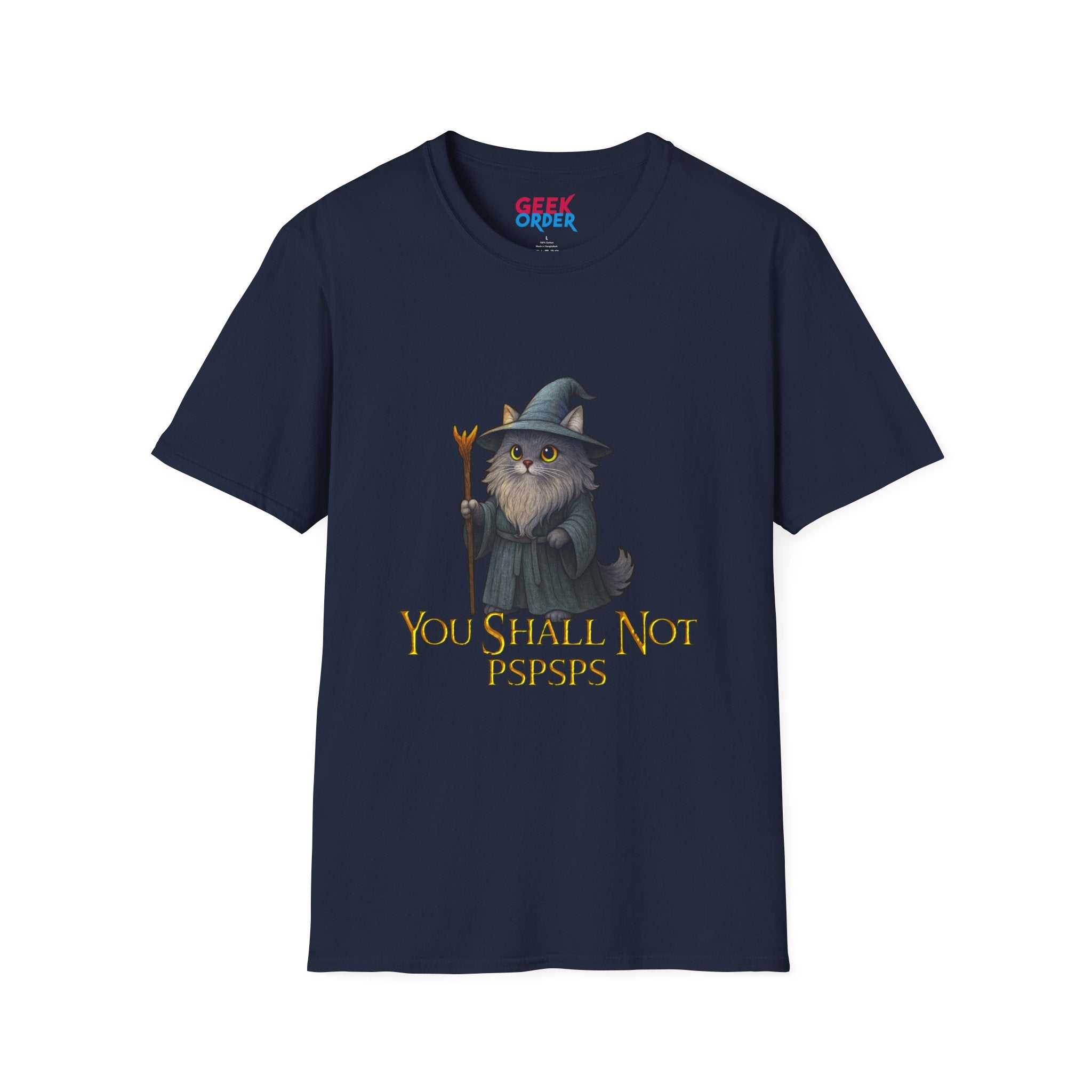 "You Shall Not Pspsps" Gandalf Cat T-Shirt