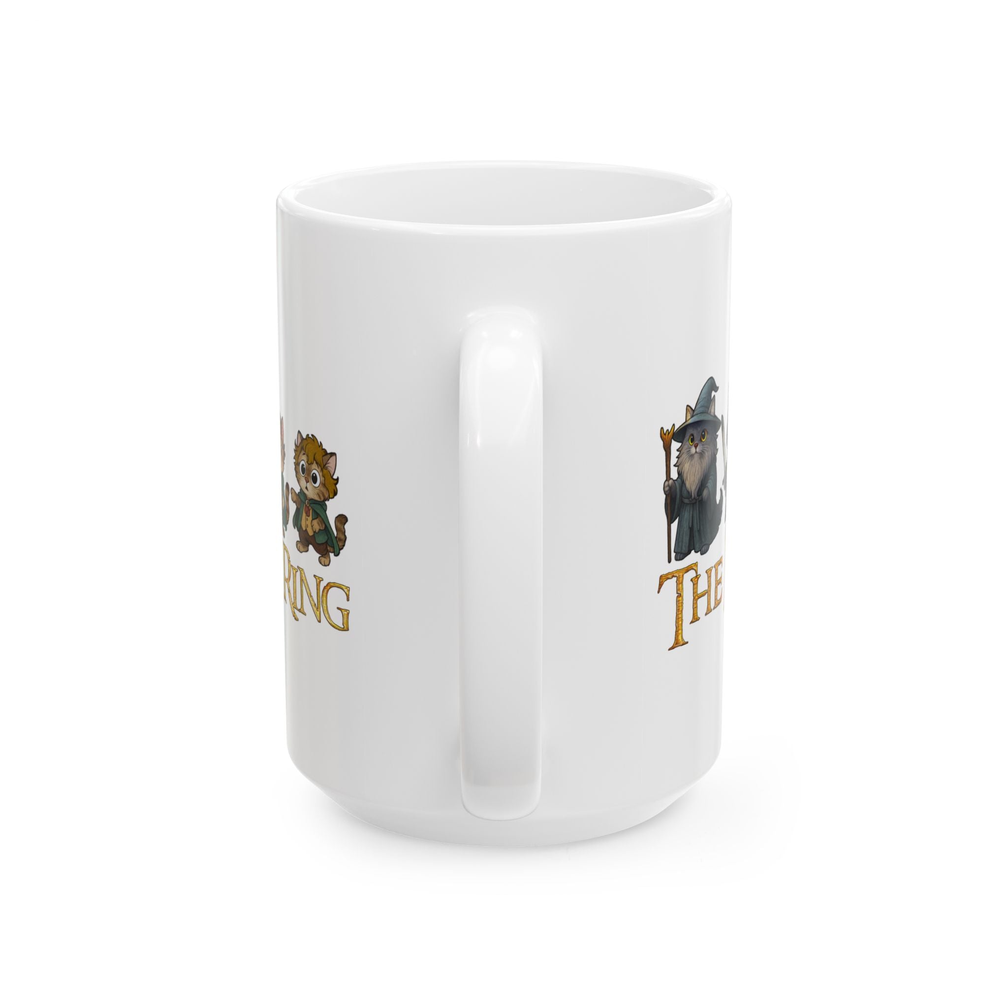 Cat Fellowship of the Ring Mug
