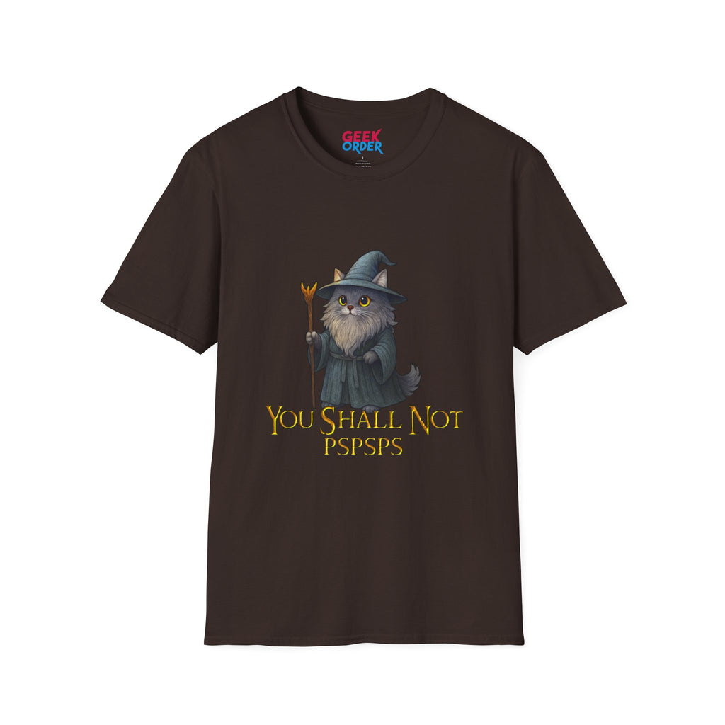 "You Shall Not Pspsps" Gandalf Cat T-Shirt