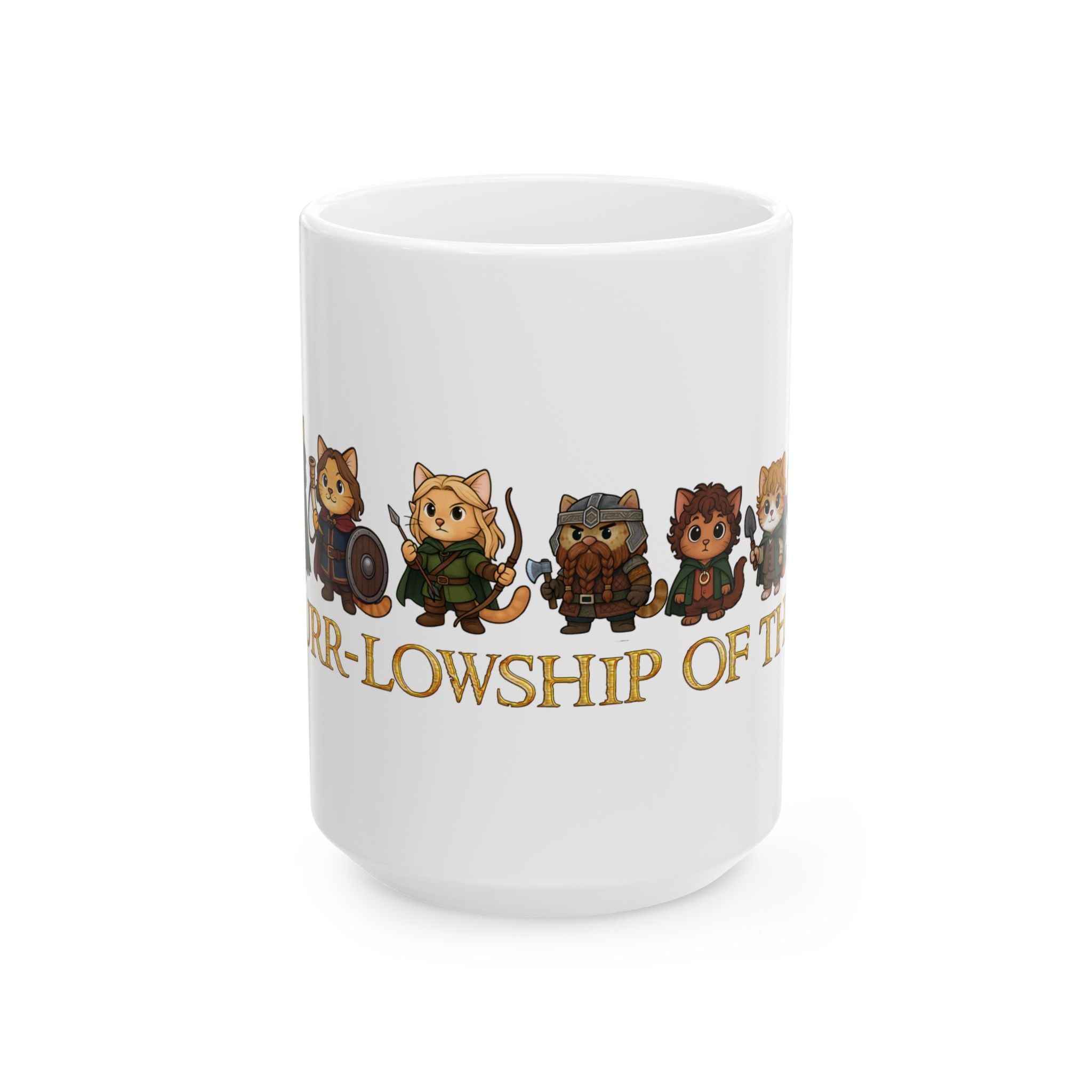 Cat Fellowship of the Ring Mug