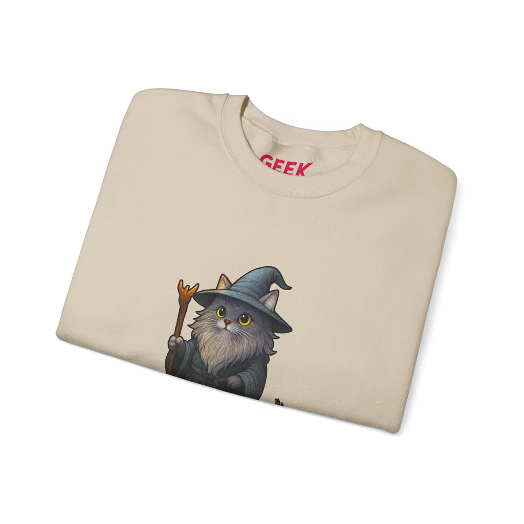 "You Shall Not Psspsps" Gandalf Cat Sweatshirt