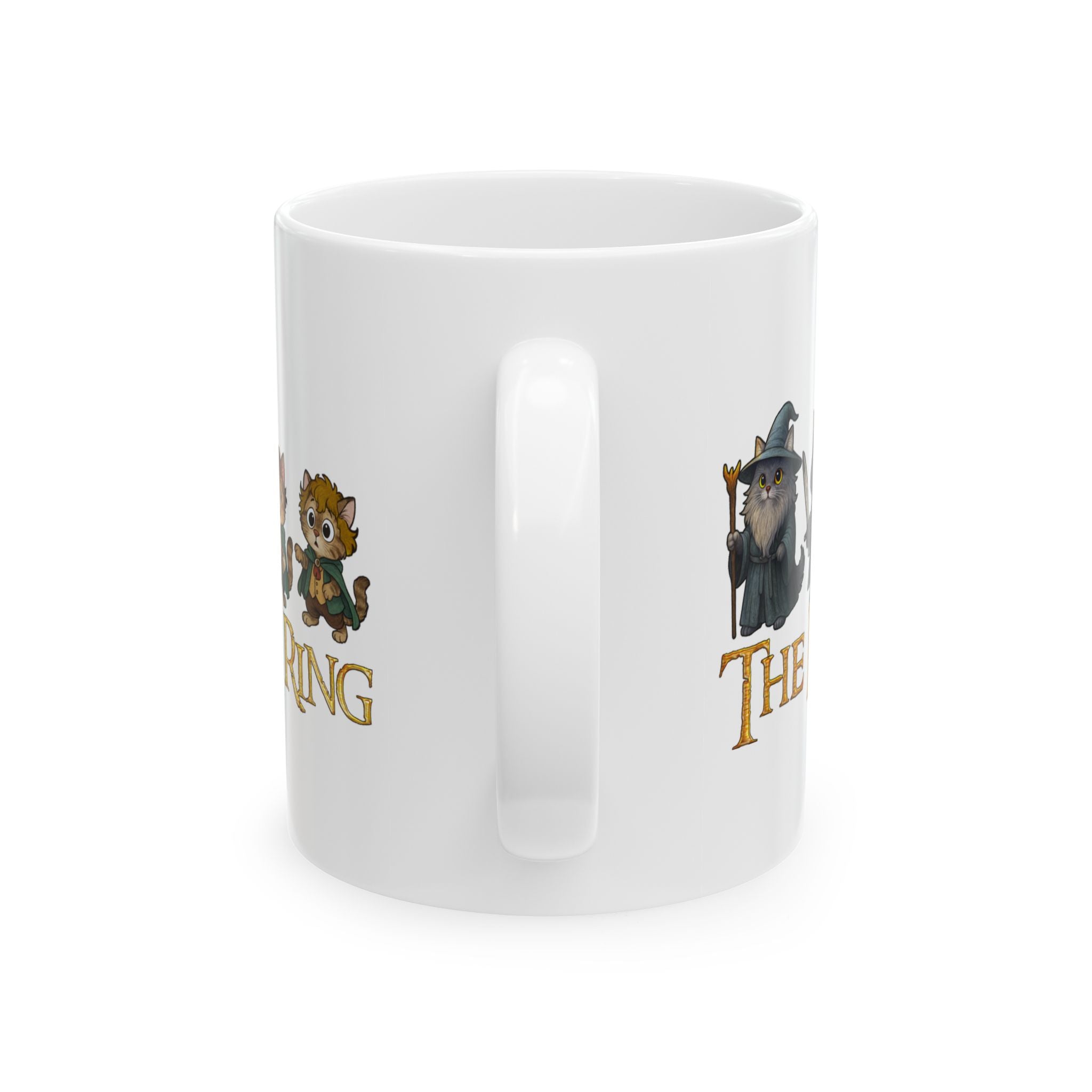 Cat Fellowship of the Ring Mug