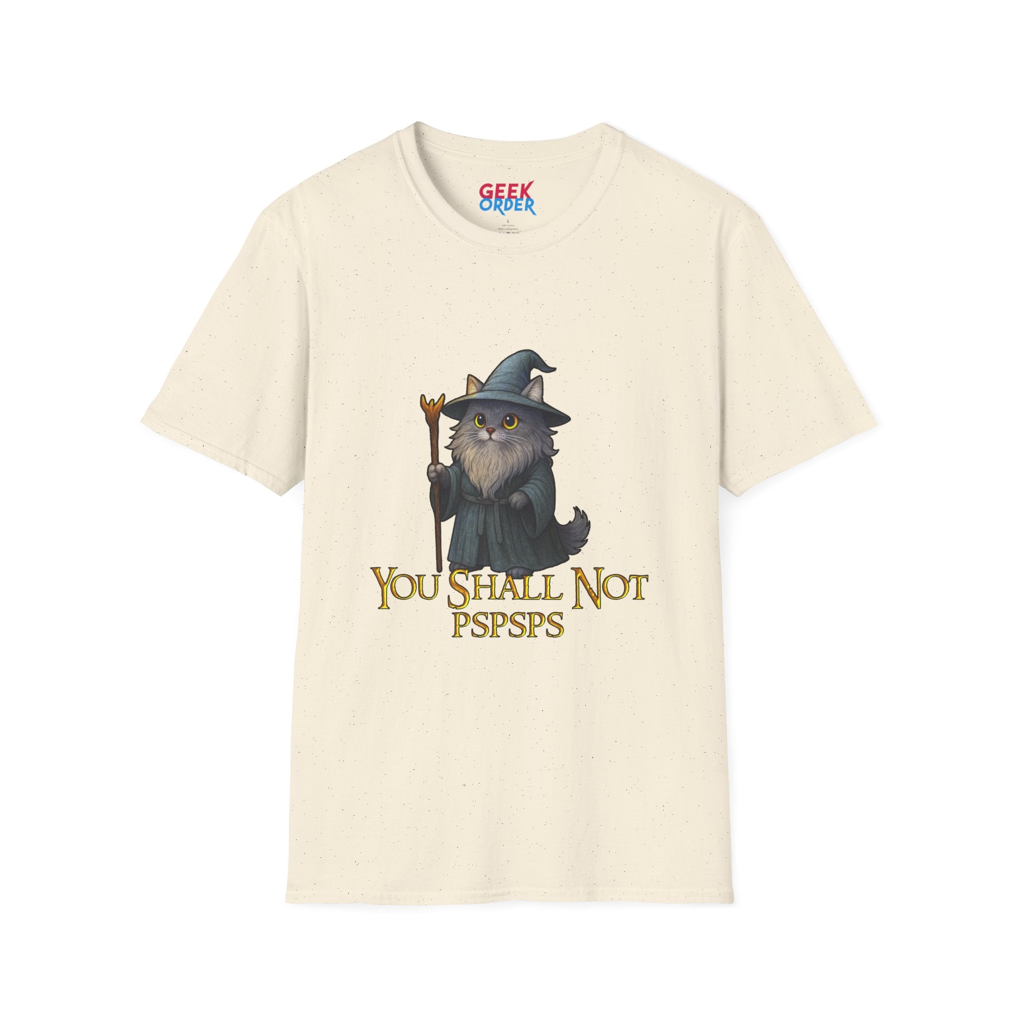 "You Shall Not Pspsps" Gandalf Cat T-Shirt