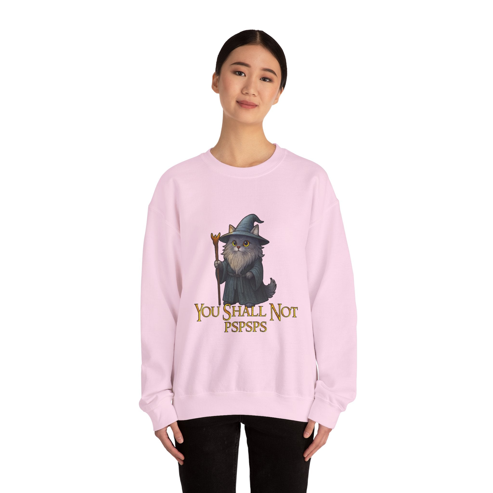 "You Shall Not Psspsps" Gandalf Cat Sweatshirt