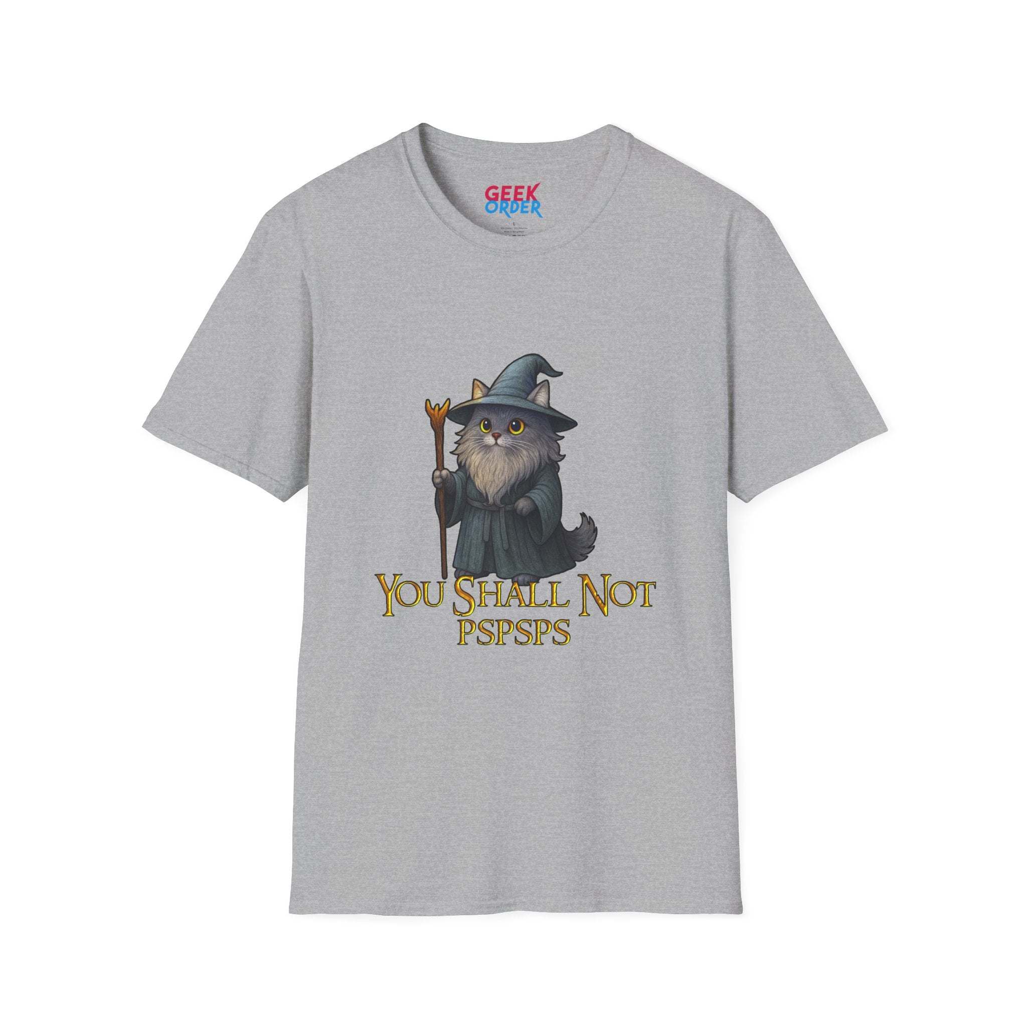 "You Shall Not Pspsps" Gandalf Cat T-Shirt
