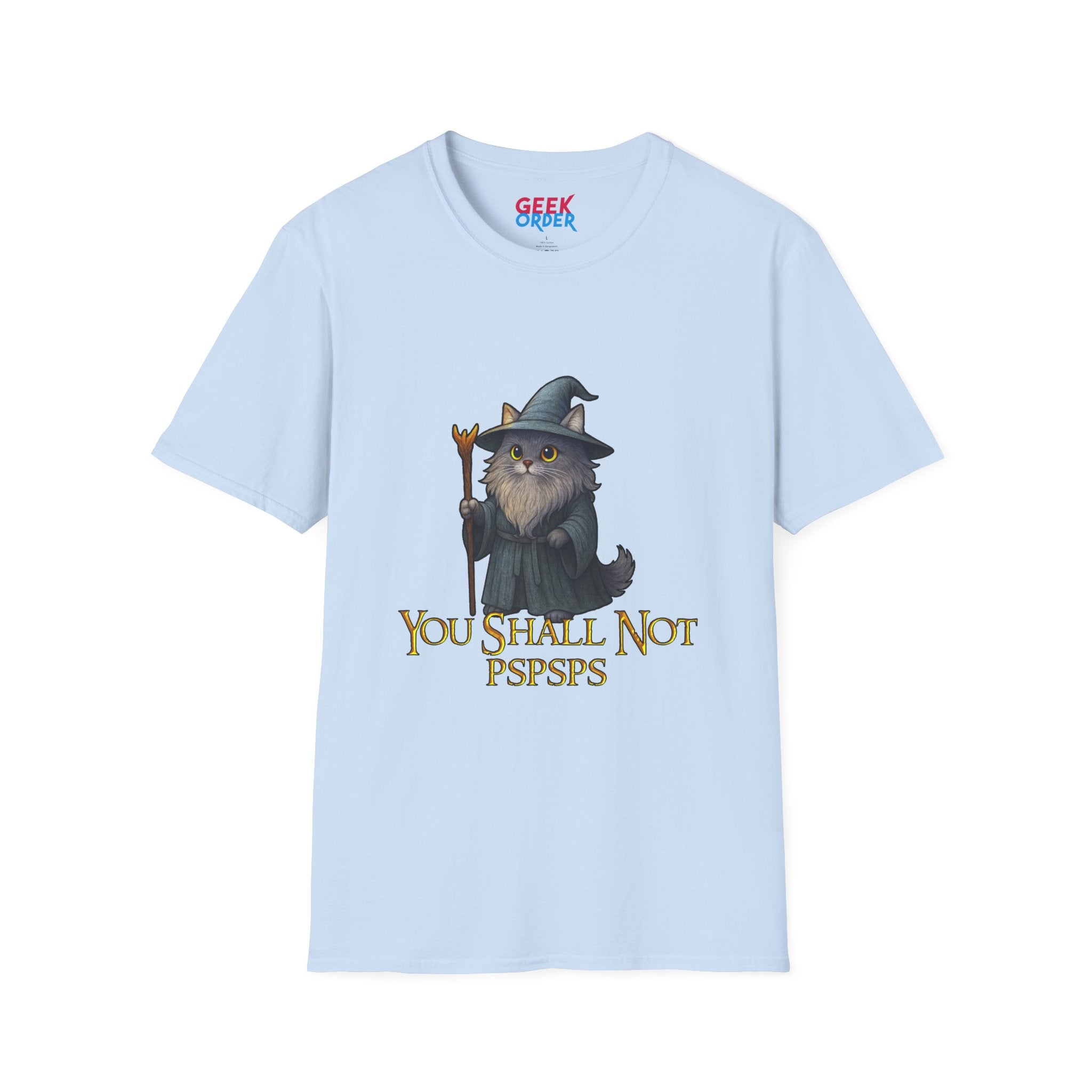 "You Shall Not Pspsps" Gandalf Cat T-Shirt