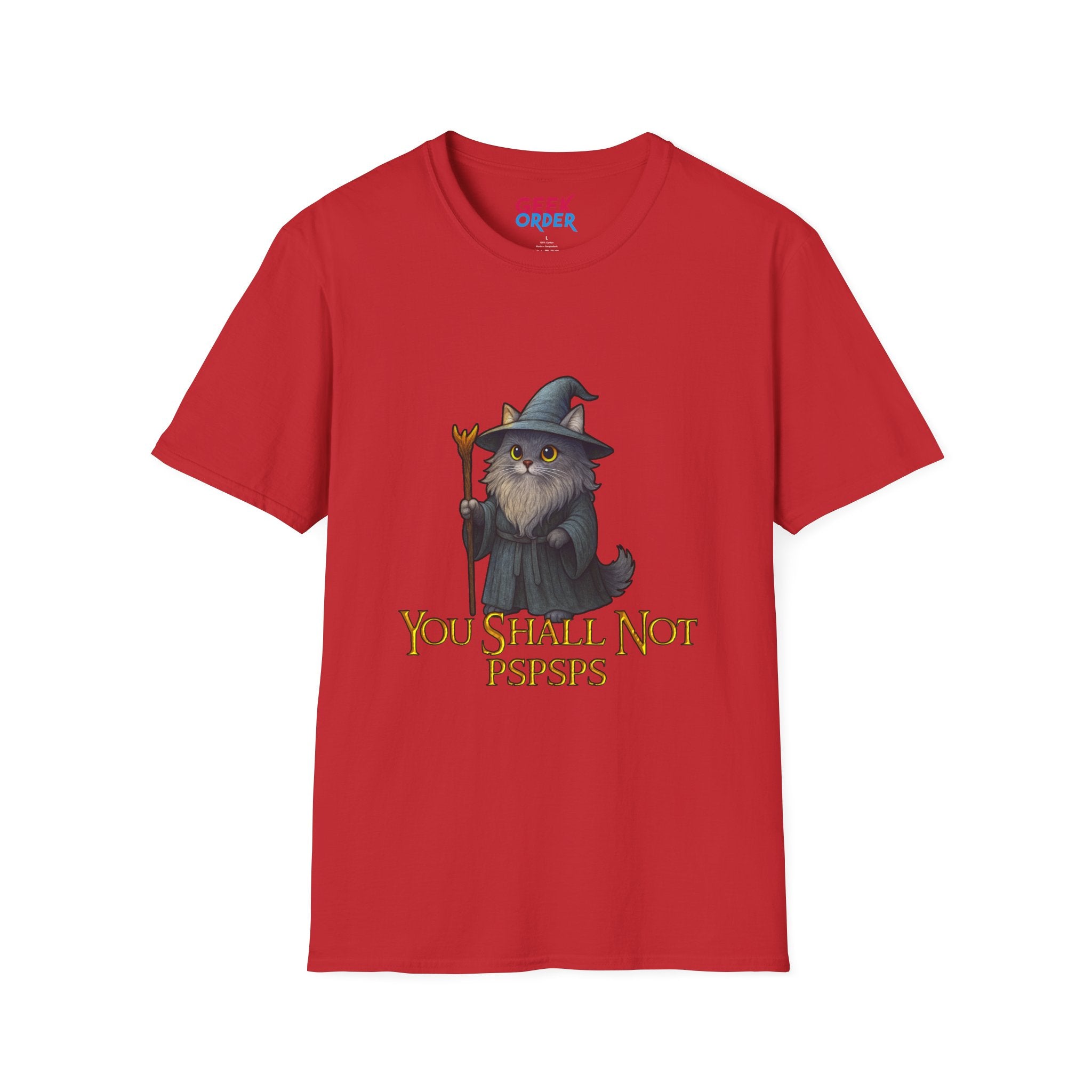 "You Shall Not Pspsps" Gandalf Cat T-Shirt
