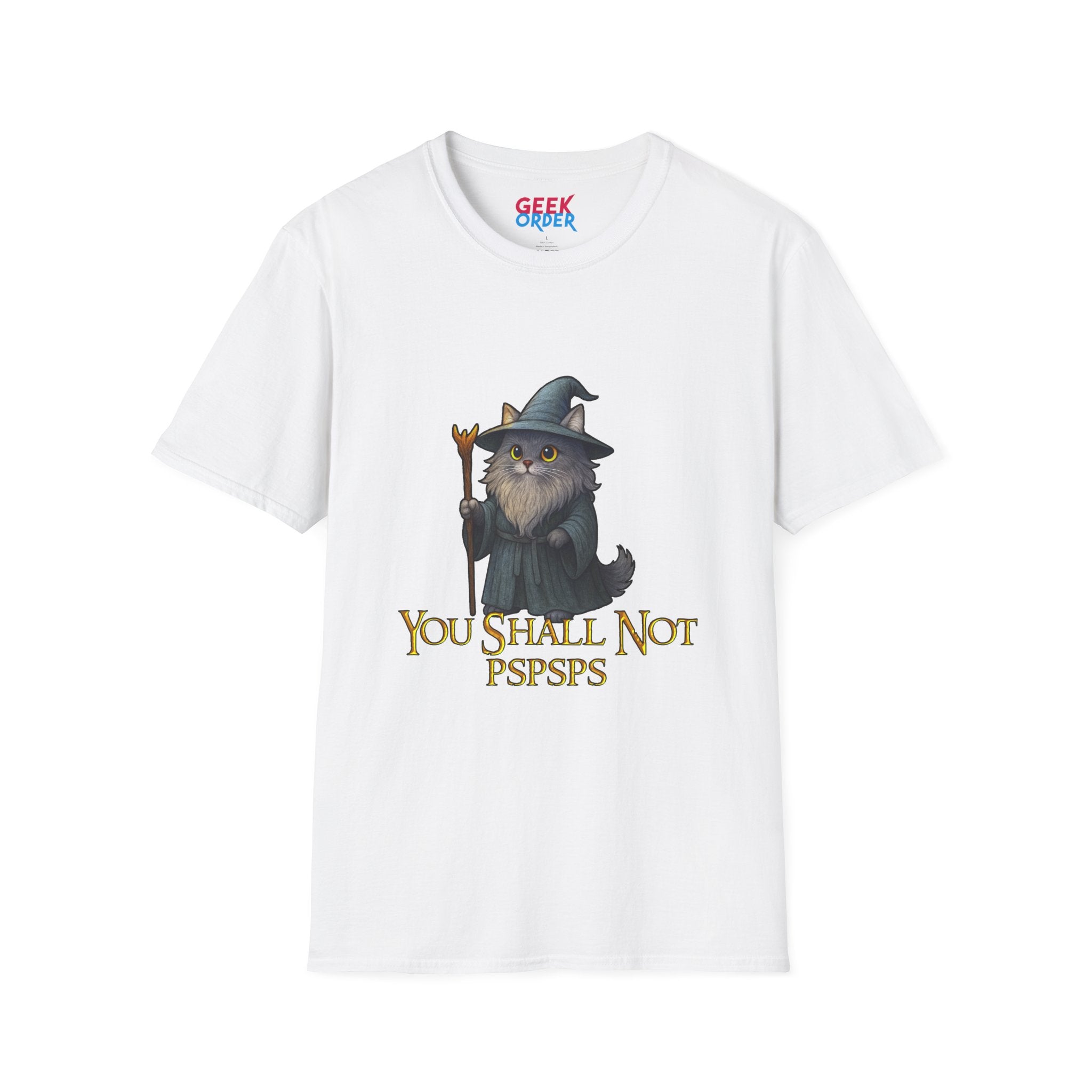 "You Shall Not Pspsps" Gandalf Cat T-Shirt