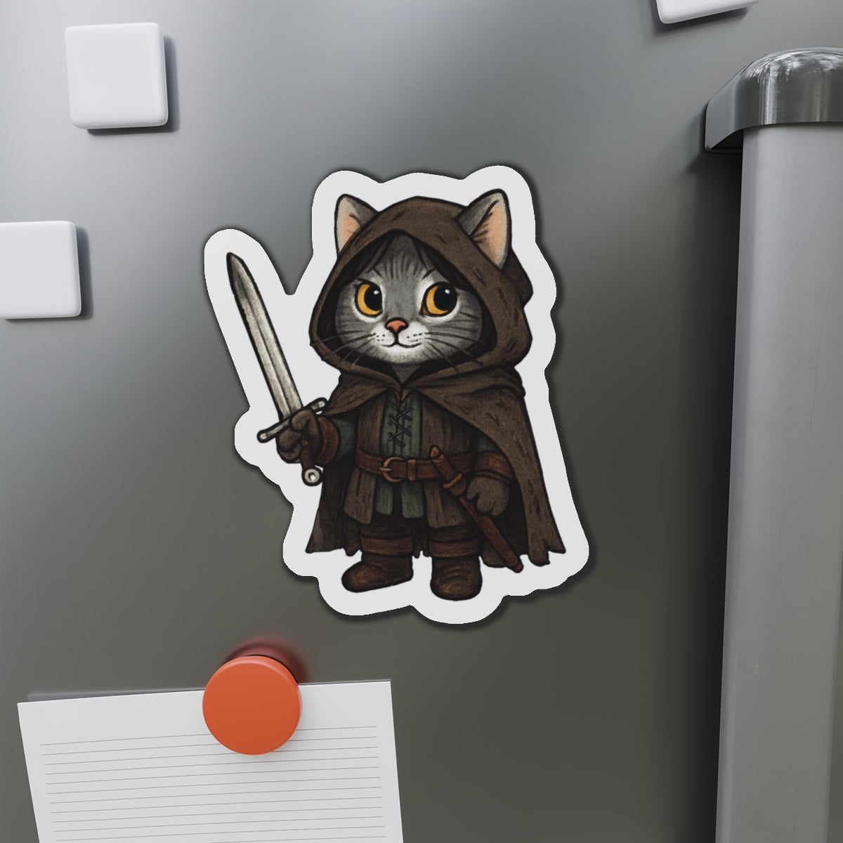 Cat Lord of The Rings 9-Piece Magnet Set