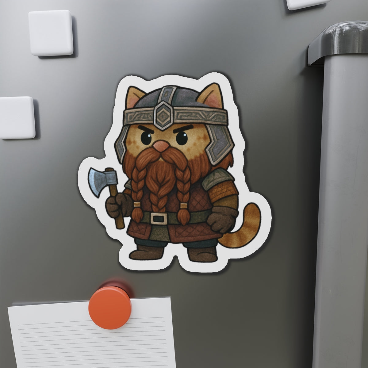 Cat Lord of The Rings 9-Piece Magnet Set