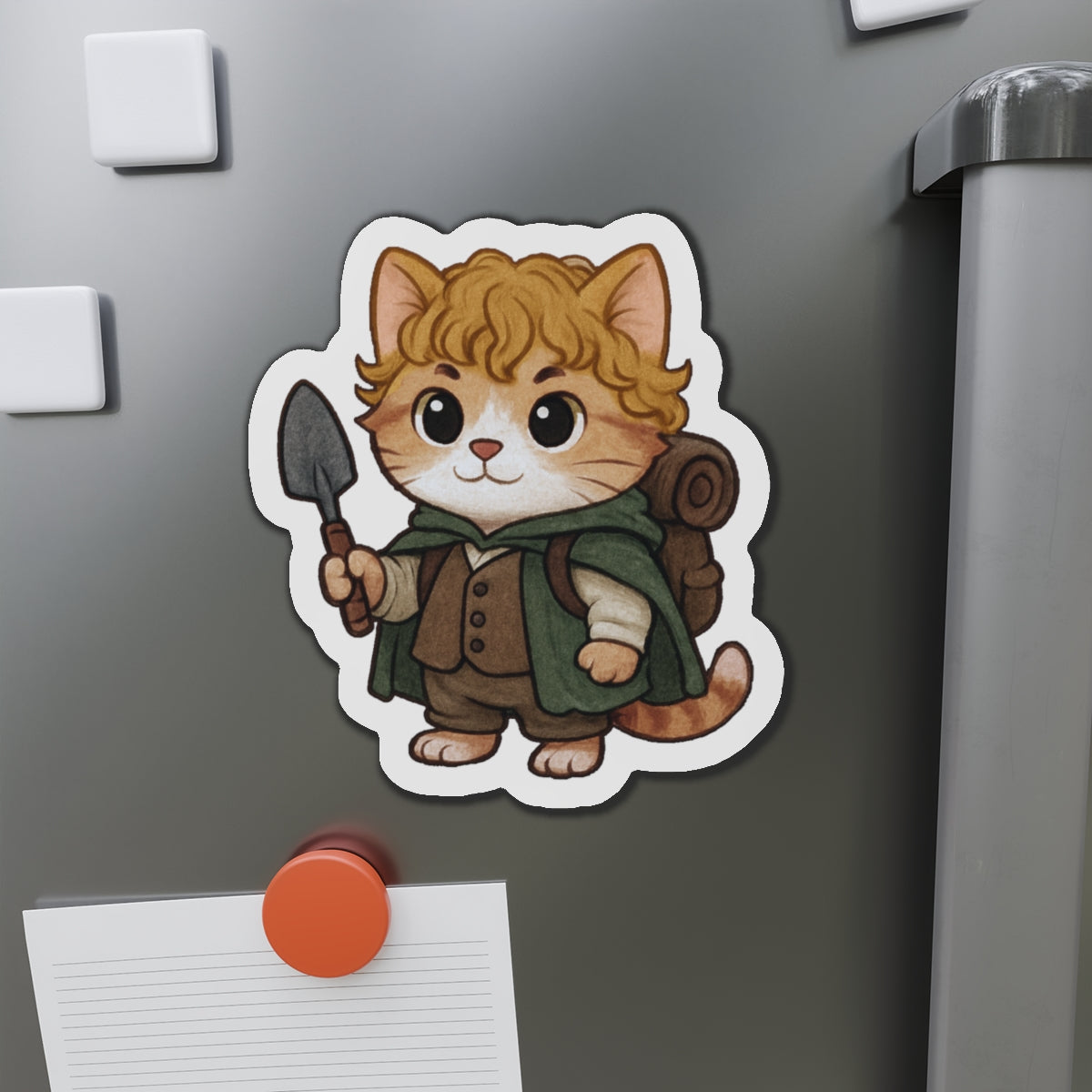 Cat Lord of The Rings 9-Piece Magnet Set